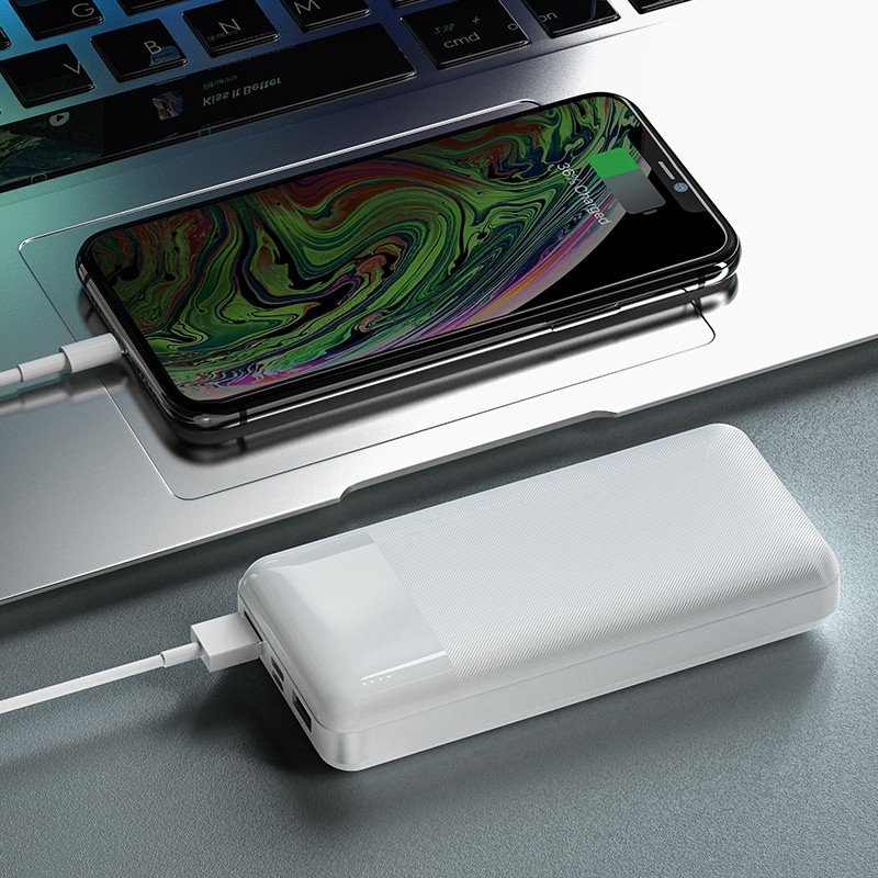 Išorinė baterija Power Bank Hoco J72A 20000mAh balta - Image 2