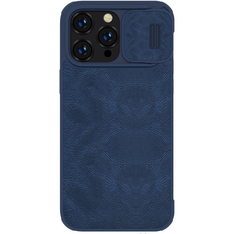 Dėklas Nillkin Qin Pro Leather Apple iPhone 14 Pro Max mėlynas - Image 2
