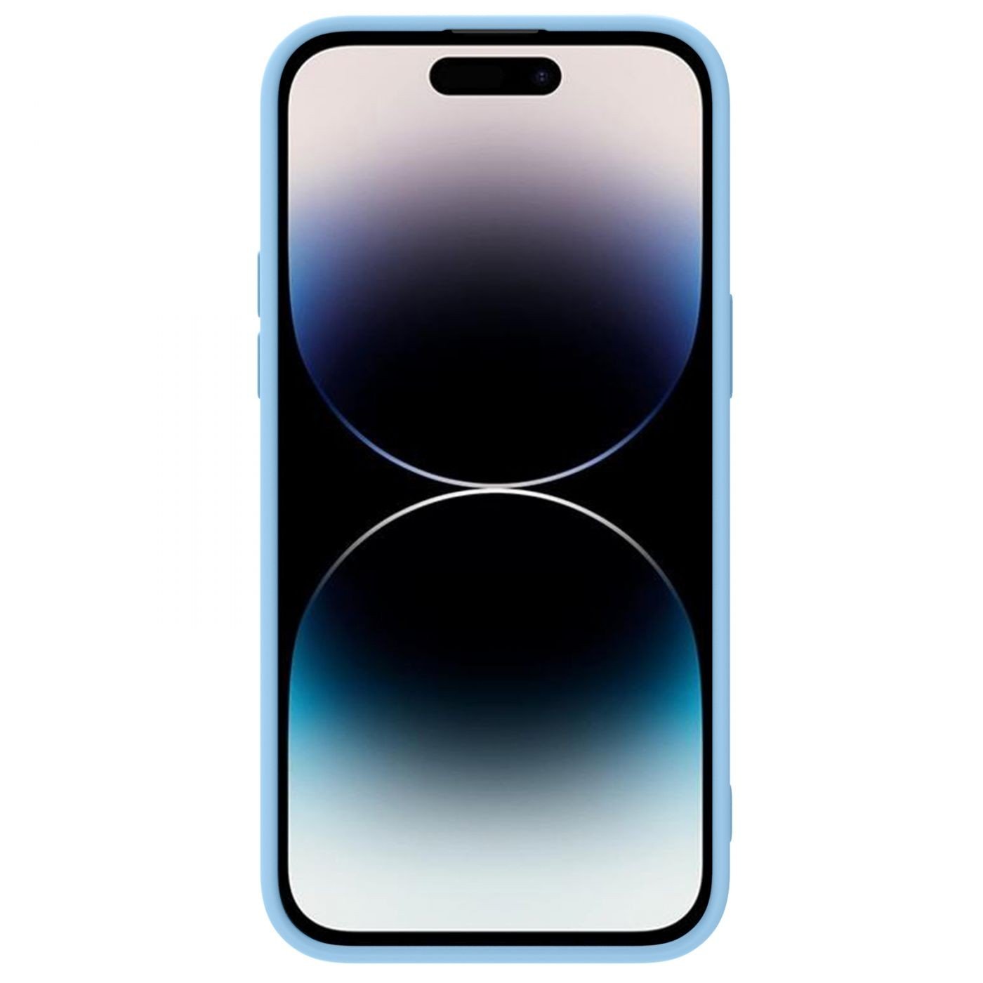 Dėklas Nillkin CamShield Silky Magnetic Silicone Apple iPhone 14 Plus šviesiai mėlynas - Image 3