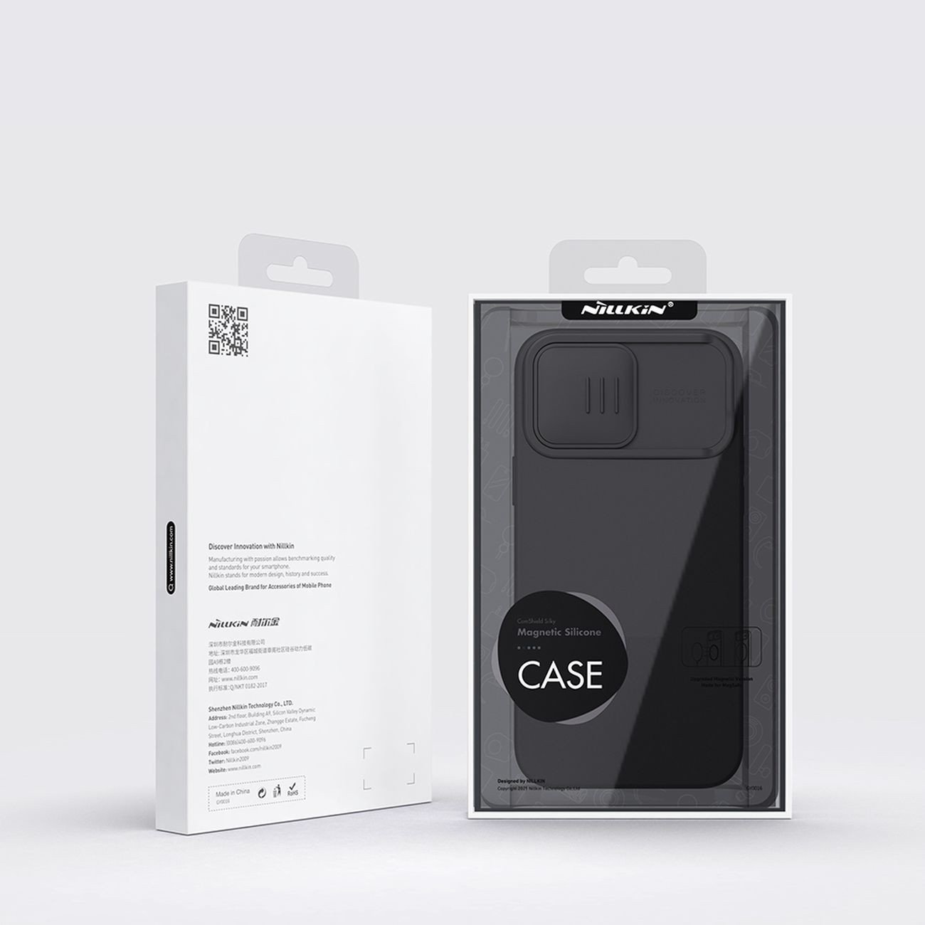Dėklas Nillkin CamShield Silky Magnetic Silicone Apple iPhone 14 Pro šviesiai žalias - Image 6