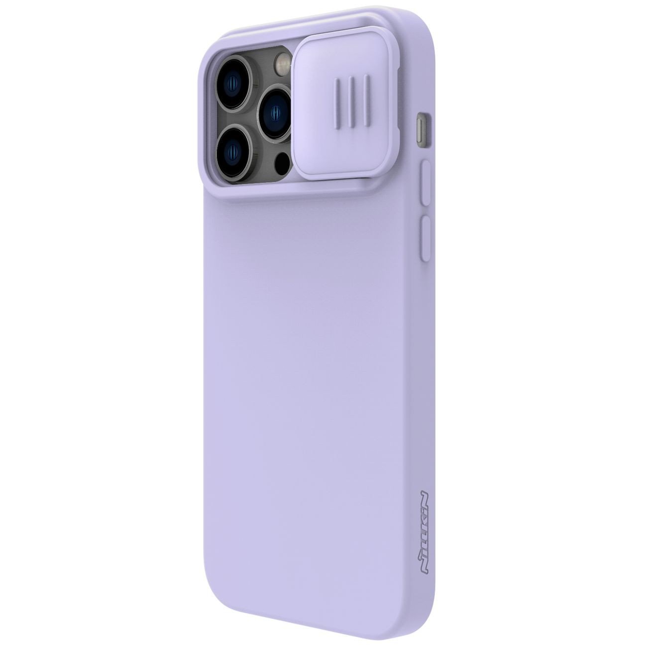 Dėklas Nillkin CamShield Silky Silicone Apple iPhone 15 Plus šviesiai violetinis - Image 2