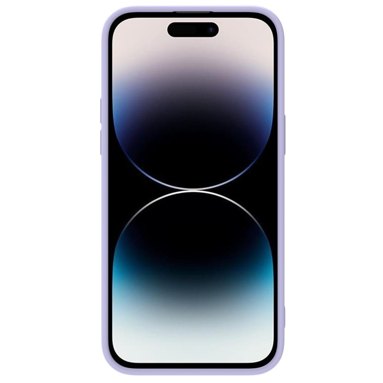 Dėklas Nillkin CamShield Silky Silicone Apple iPhone 15 Plus šviesiai violetinis - Image 5