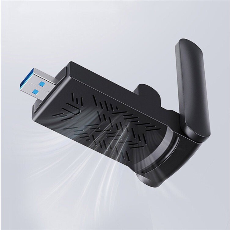 USB Wi-Fi adapteris UWA-1 1300Mbps 802.11ac/a/b/g/n juodas - Image 4