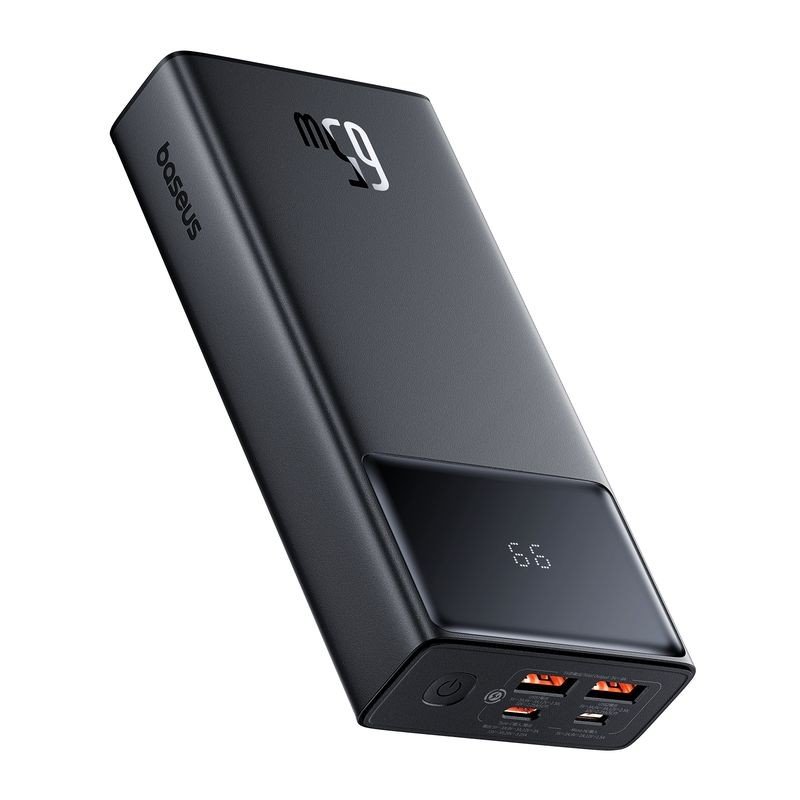 Išorinė baterija Power Bank Baseus StarLord 65W 20000mAh juoda P10022906113-00 - Image 2