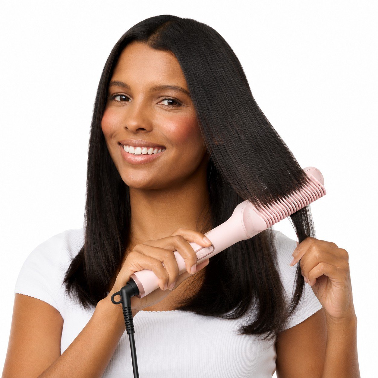 Plaukų formavimo šukos Wavytalk Sleek Sweep rožinės - Image 2