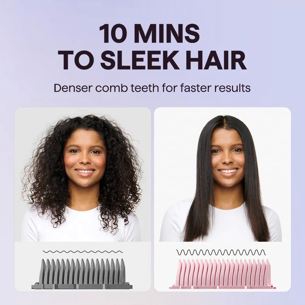 Plaukų formavimo šukos Wavytalk Sleek Sweep rožinės - Image 6