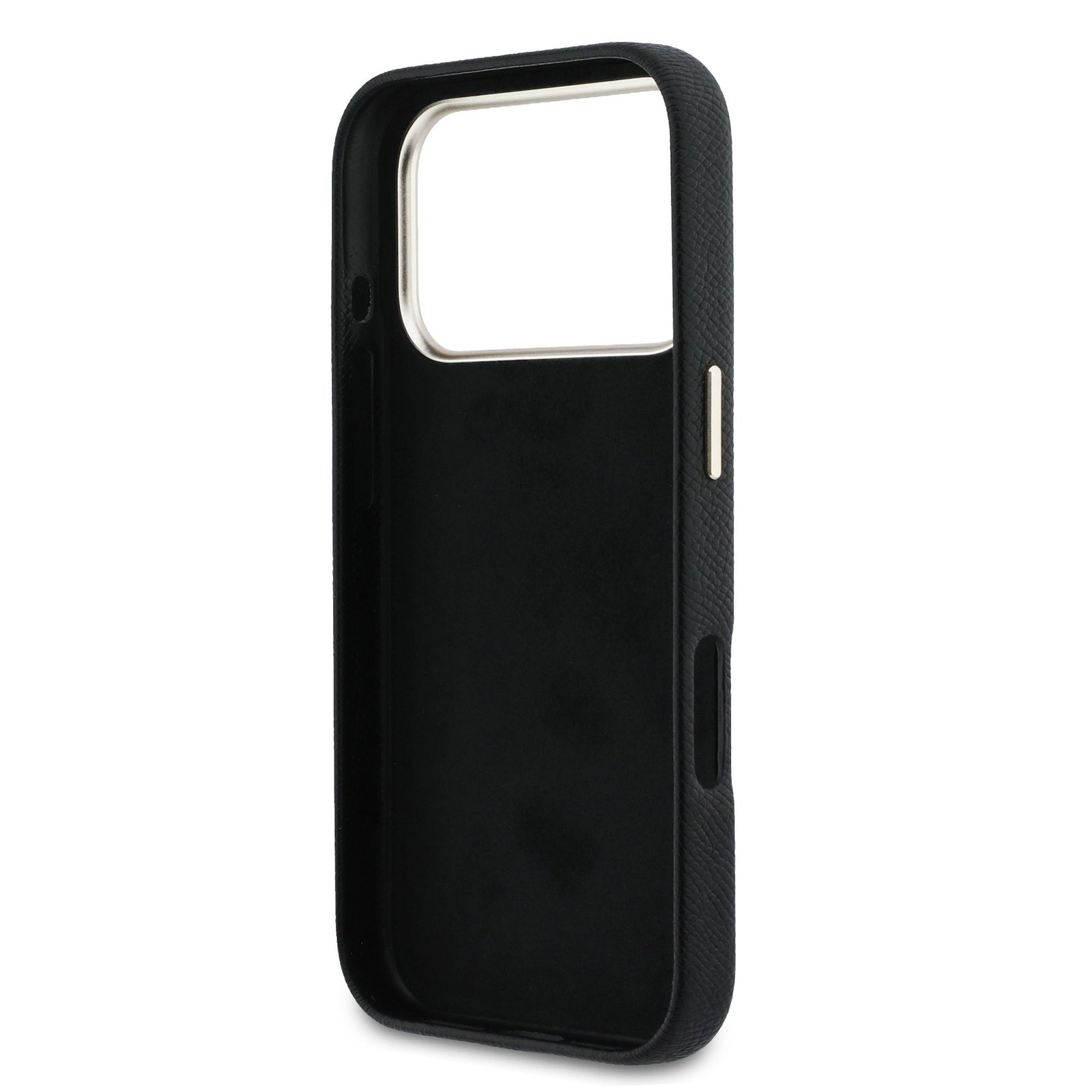Dėklas Guess PU Grained 4G Resin Metal Logo Apple iPhone 17 Pro Max juodas - Image 3