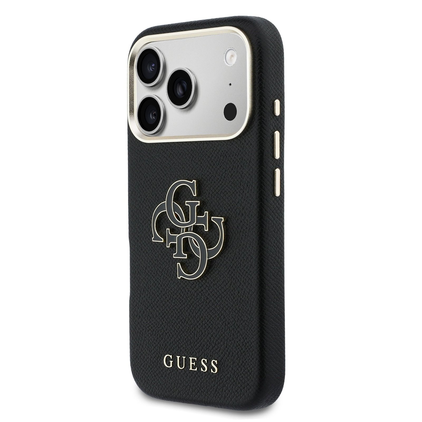 Dėklas Guess PU Grained 4G Resin Metal Logo Apple iPhone 17 Pro Max juodas - Image 7