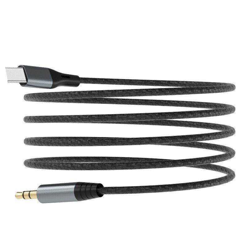 Audio kabelis Dudao L11ProT USB-C to 3.5mm 1.0m juodas - Image 5