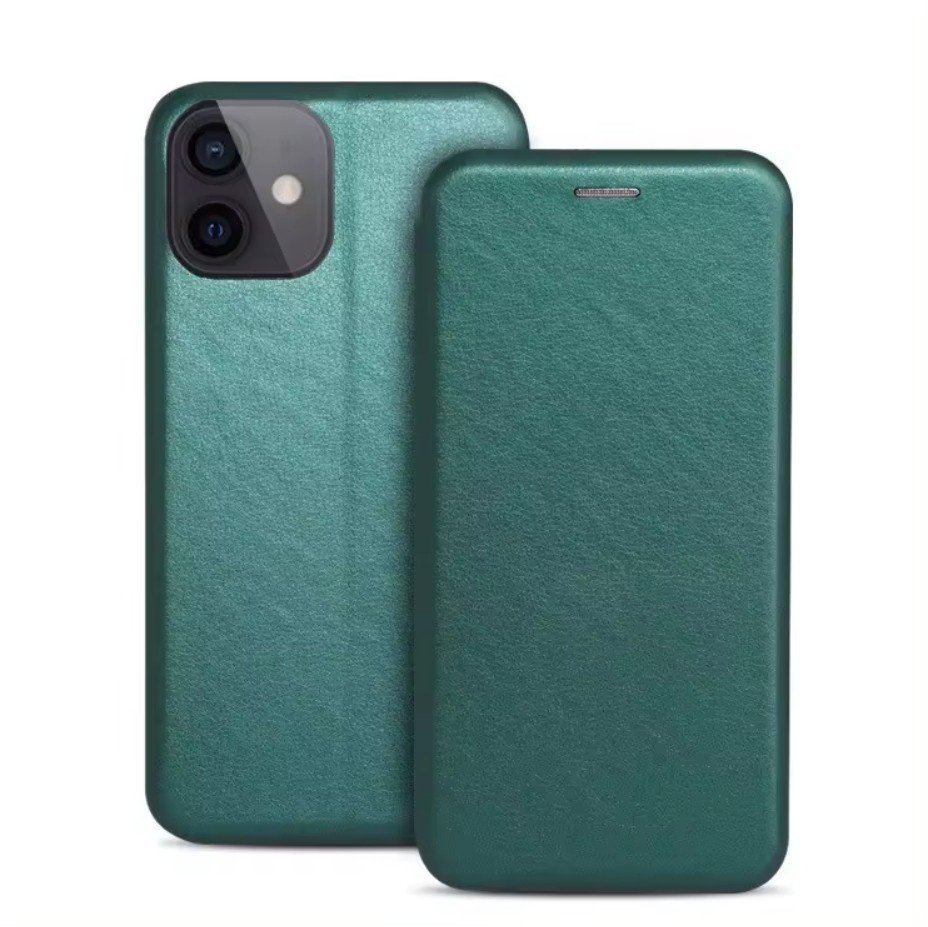 Dėklas Book Elegance Samsung A325 A32 4G tamsiai žalias
