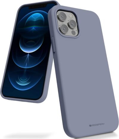 Dėklas Mercury Silicone Case Samsung A145 A14 4G/A146 A14 5G levandos pilka