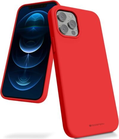 Dėklas Mercury Silicone Case Samsung A145 A14 4G/A146 A14 5G raudonas