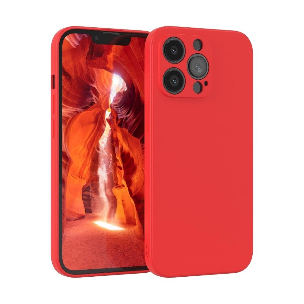Dėklas Liquid Silicone 1.5mm Xiaomi Poco X5 5G raudonas