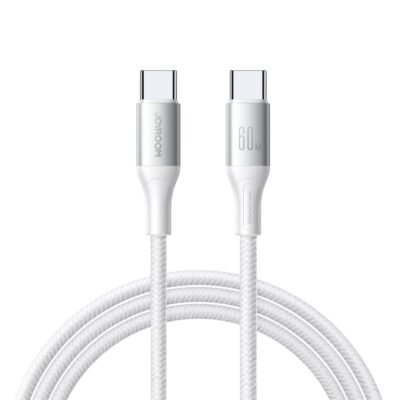 USB kabelis Joyroom S-A28 USB-C to USB-C 60W 2.0m baltas