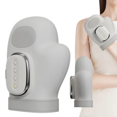 Rankų ir riešų masažuoklis Smart Hand Massager pilkas