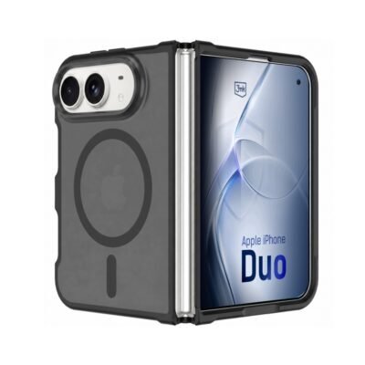 Dėklas 3mk Misty MagCase Apple iPhone Duo juodas